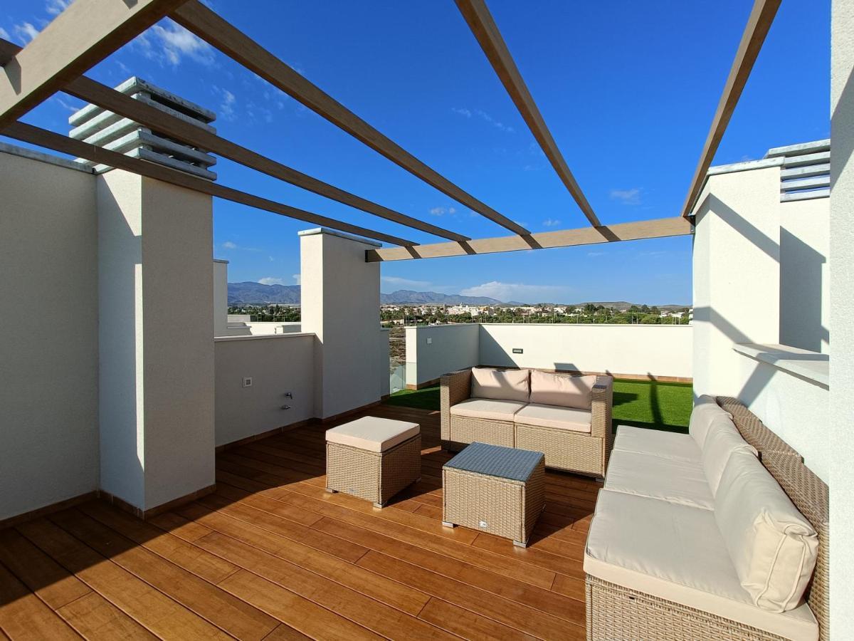 Апартаменти Nuevo Atico Toyo. Vistas Al Mar, Terraza, Solarium, Piscina, A/A, Wifi Y Garaje El Toyo Екстер'єр фото